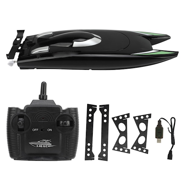 RC Boat Multifunction 4CH 2.4GHz 30km/h High Speed Waterproof Racing Remote Control Boat for Pools and Lakes