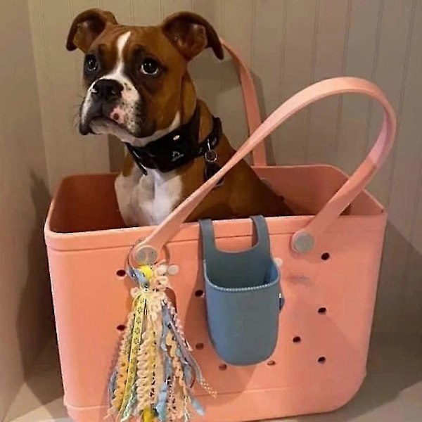 Gummi EVA Taske Bogg Stil Hul Vandtæt Holdbar Overdimensioneret Silikone Strandtaske ny [HK] Orange