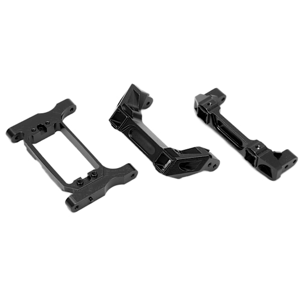 RC Bumper Sæt Metal For- og Bagkofangere Aluminium Legering til Traxxas til TRX4 RC Crawler Bil med Servo Beslag Sort