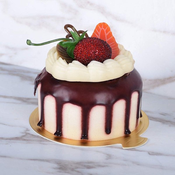 Mini tårtbottnar i kartong, 100 st Golden Mousse tårtbrickor, tårtpapperstallrikar, dessertbricka för bröllop och födelsedag