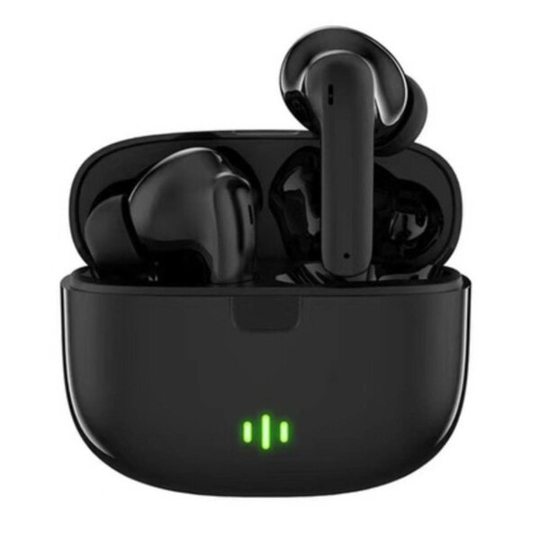 Helt Trådløse Pro TWS Bluetooth Stereo In-Ear Hodetelefoner USB-C svart black