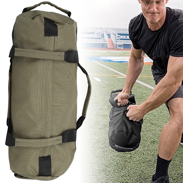 48x20cm Utendørs Fitness Vektløfting Sandsekk Vekt Justerbar Power Bags for Styrketrening