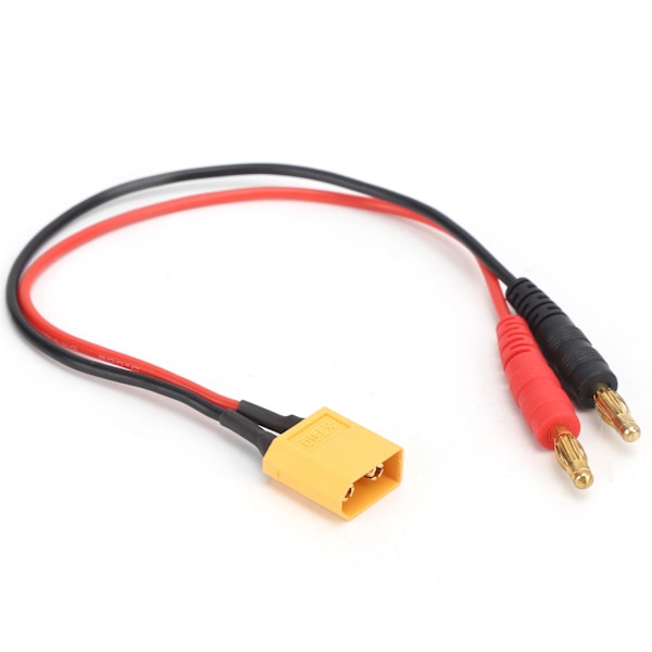 B6 Lader 4,0 mm Banankontakt til XT60 Hoved Silikonkabel 18 AWG for Lipo Batterilader