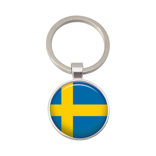 sweden swedish flag keychain