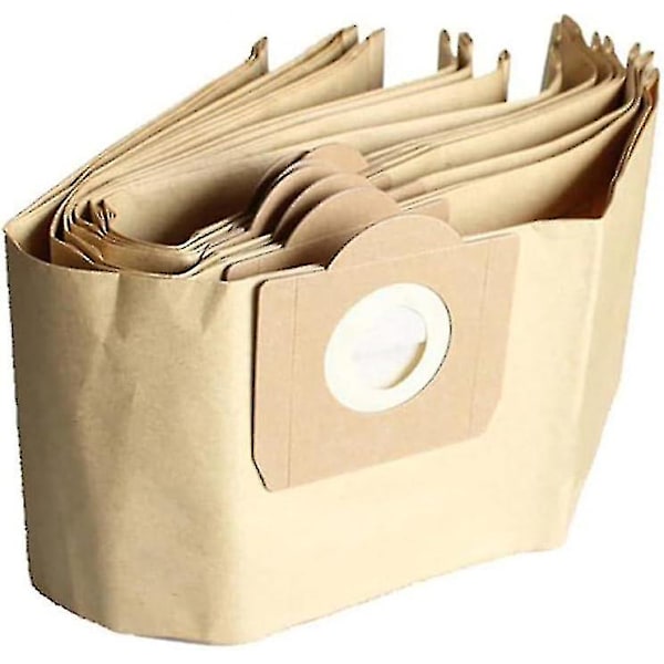 Kärcher WD3 Pölynimuripussi, 5 suoran pölynimuripussin setti Kärcher WD3, WD 3 Premium, WD3200, WD3500p, A2204, A2534, Se4001 -malleille