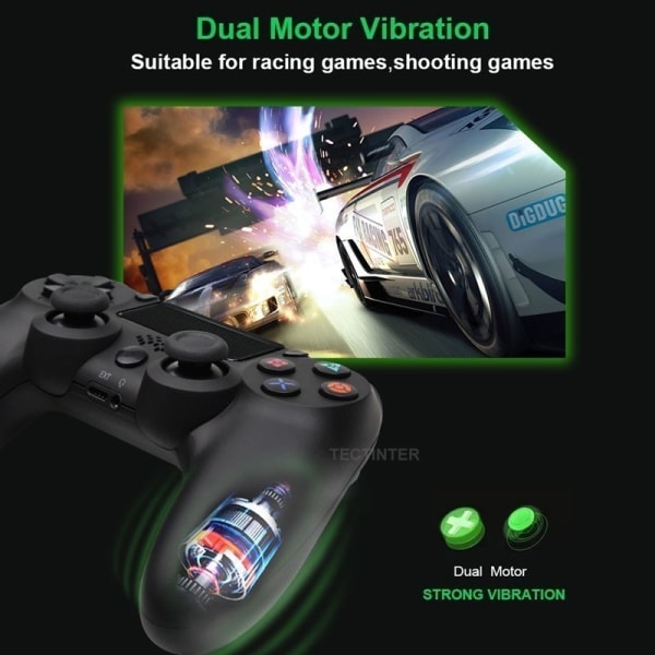 Trådlös Bluetooth Gamepad för PS4 rekommendera