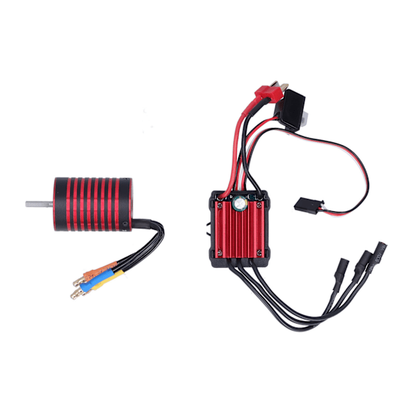 3200KV Fjernstyrt Bilmotor i Aluminiumlegering 2838 med 35A Brushless ESC-sett RC-tilbehør