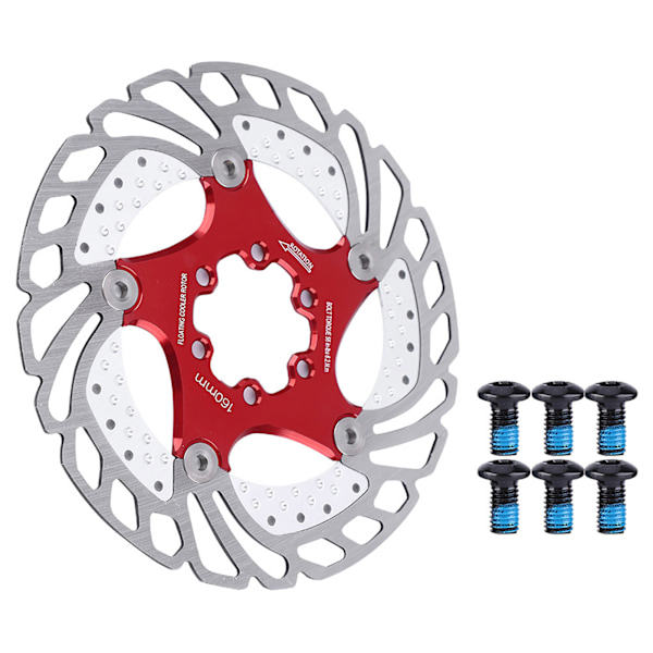 Rustfrit stål Cykel Skivebremse Køling Flydende Rotor (160mm)