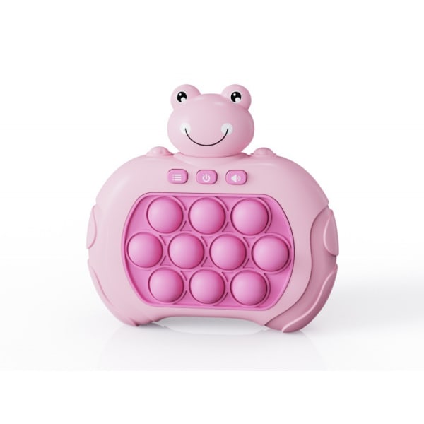 Lommespillkonsoll for barn, bærbare mini-lommespill, banebrytende dekompresjonsspillmaskin for barn, Pink Frog