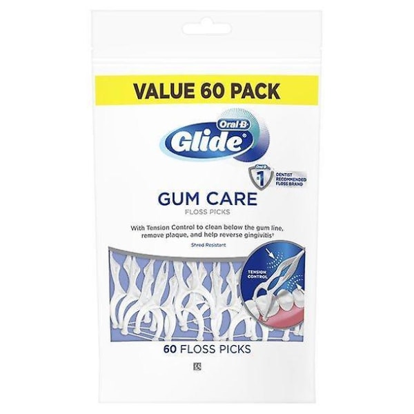 Gum Care Floss Needle 60ct Uusimmat tuotteet