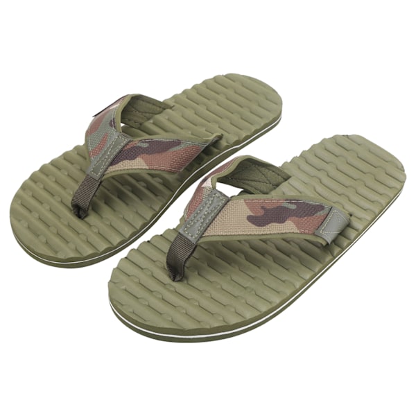 Sommer lette flip-flops flerlags sklisikring Myke EVA utendørs flip-flops(45)