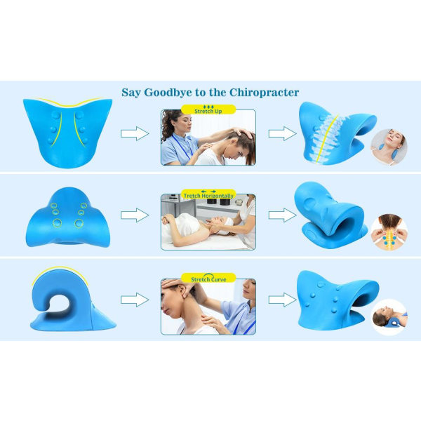 Neck stretcher neck stretcher neck stretch nakkepude Seneste produkter blue