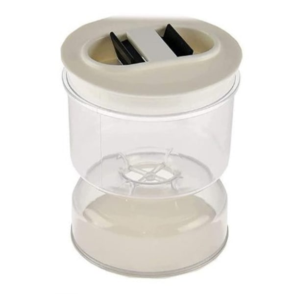 Hourglass Pickle Jar Juice Separator From Wet and Dry Leakproof Upside Down Olives Food Saver Container Airtight Lid