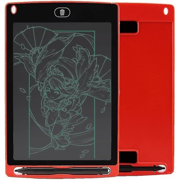 LCD-kirjoitustabletti, 8,5 tuuman digitaalinen piirustuslehtiö Paperiton muistitaulu Kannettava kestävä Doodle-taulutaulu lapsille ja aikuisille