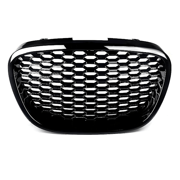 Glans/mat Sort Front Honeycomb Grill Mesh Badgeless Grille Til Seat Leon Mk2 1p Altea Toledo Mk3 2004-2009 Front Bumper Gri Matte Black