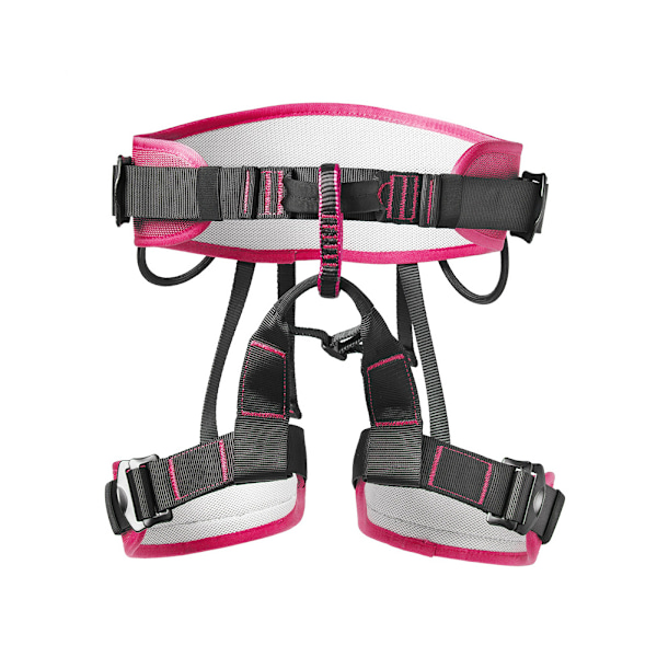 Outdoor Mountaineering Rock Climbing Aerial Work Half Body Harness Safety Belt Engineering Protective Supplies Survival EquipmentPink