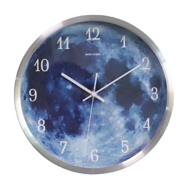 Blue Moon lysende vægur lysende ur (30*4,5*30 cm)-