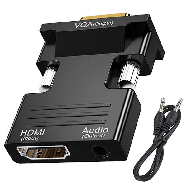 HDMI till VGA Adapter med 3.5mm AUX 64