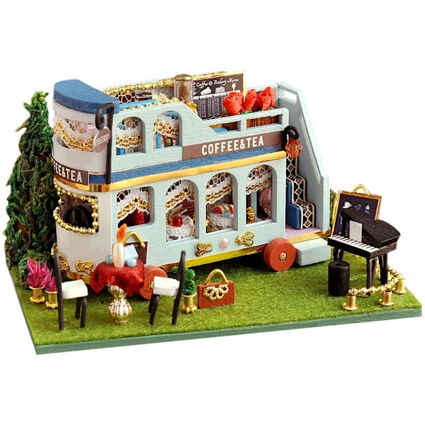 Cutebee DIY Nukkekoti 1/36 mittakaavan miniatyyri nukkekoti Japanilainen puutarharakennussarja Lelut lapsille Syntymäpäivälahjat QT37