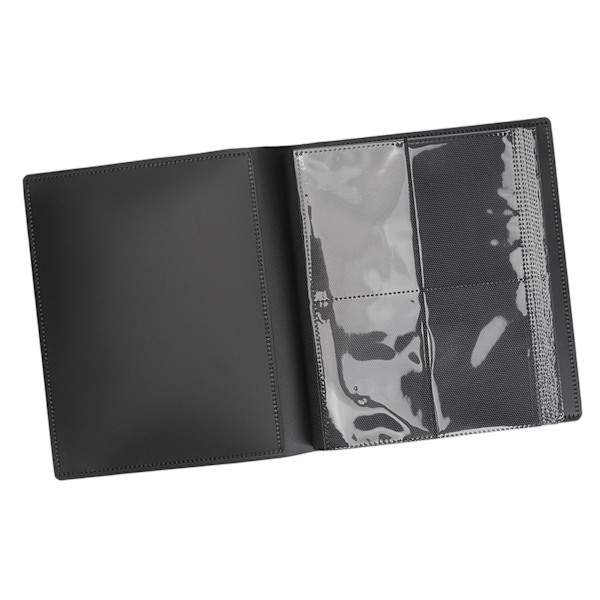 Black Strap Card Album - 160 kort kapacitet, 4 fickor, 20 sidor