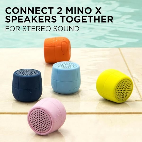 Bluetooth-högtalare - LEXON - MINO X - Vattentålig IPX7 - Flytande - 3W - Rosa Rosa
