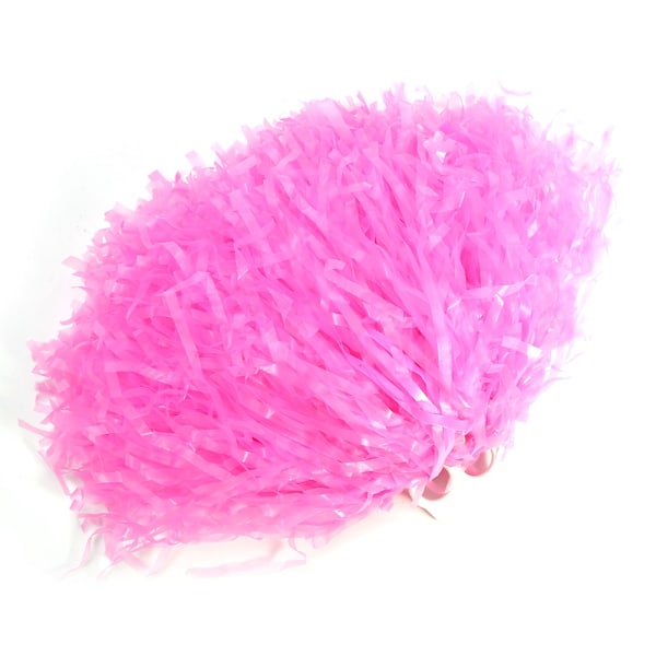 2 st Cheerleading Pom Poms Sportdans Boll Party Tillbehör (rosa)