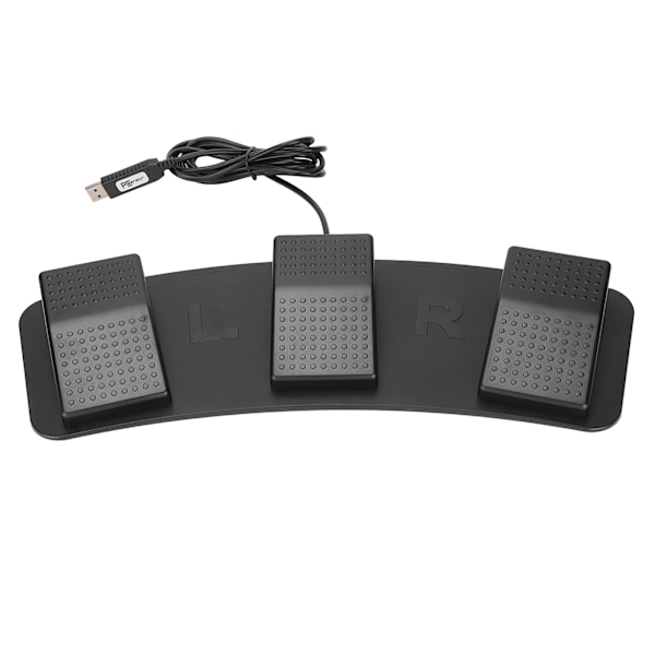USB Trippel Fodpedal Multifunktionel Mekanisk Fodpedal til Spil Fabrikstestning