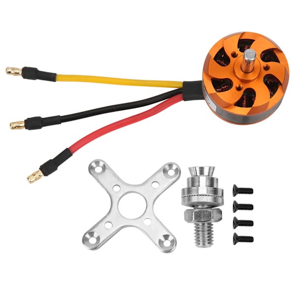 D3530 1100KV Børsteløs Outrunner Motorerstatning med Adapter for Fjernstyrt Fly