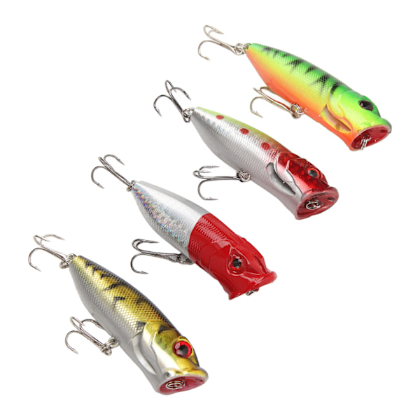 Realistiske 3D Øyne Hard Fiske Lures - Sett med 4