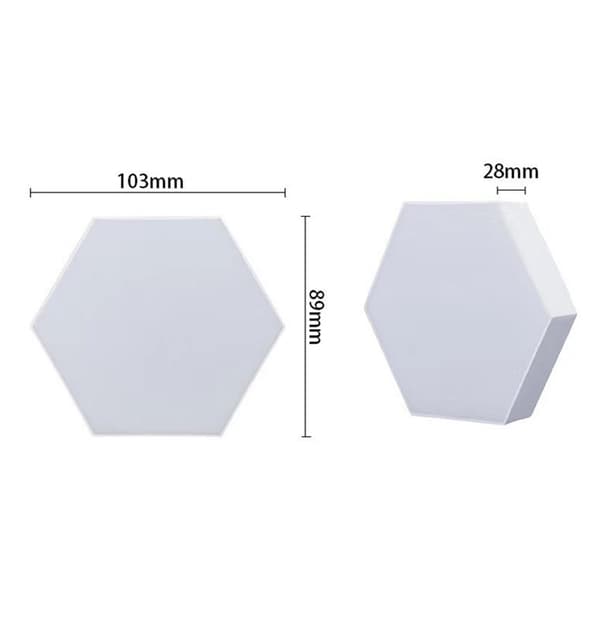 Hexagon LED-paneeli - 6 kpl RGB Smart LED-paneelilamppua