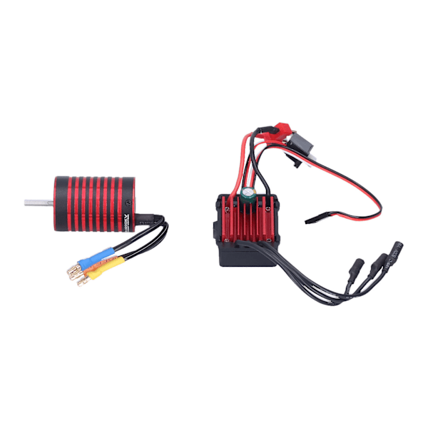 3200KV Fjernstyrt Bilmotor i Aluminiumlegering 2838 med 35A Brushless ESC-sett RC-tilbehør