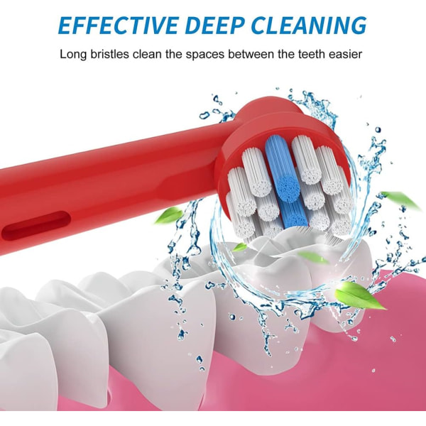 8-pak udskiftelige tandbørstehoveder til børn, kompatibel med Oral B Seneste produkter