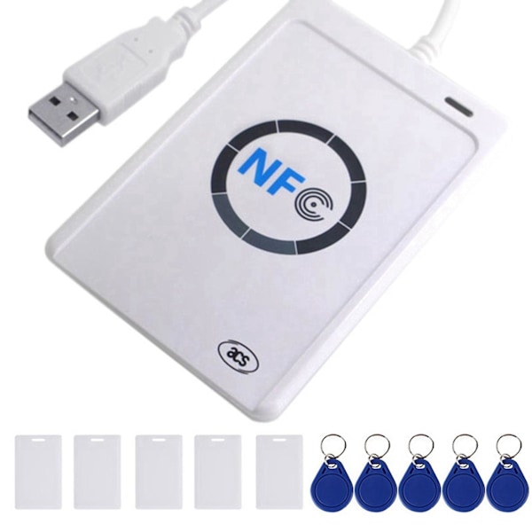 NFC-läsare ACR122U USB Kontaktlös Smart IC-kortläsare och -skrivare Smart RFID-kopierare Duplicering UID
