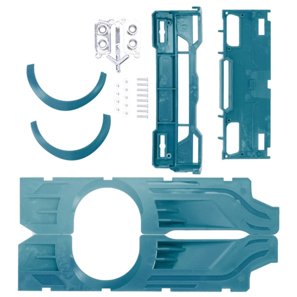 RC Wide Body Stor Deksel i Plast Modifikasjonssett Passer for WPL D12 RC Truck Grønn