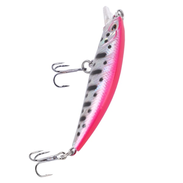 Fiskedrag 3D Vivid Eyes 6,8 cm ABS Plast Slitstark Naturlig Robust Minnow Lure för havsvatten Sötvatten Färg 7