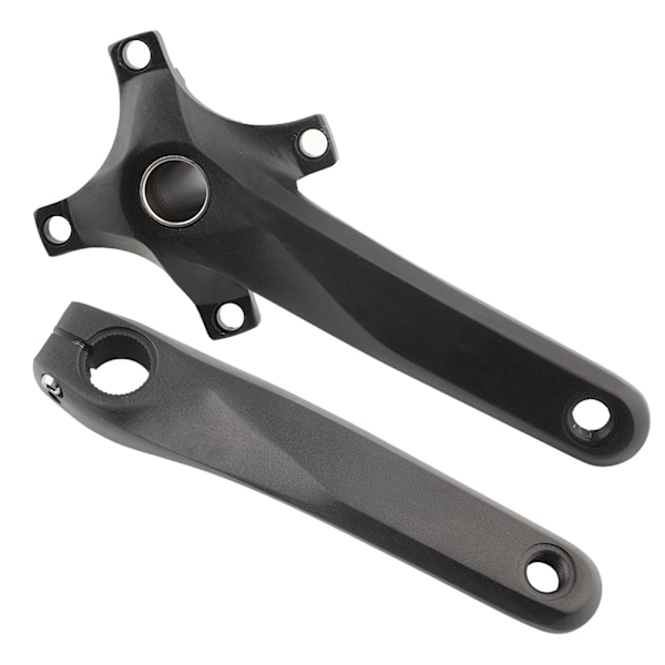 Mountain Bike Aluminum Alloy Hollow Integral Single Speed Crank Arm (Black)