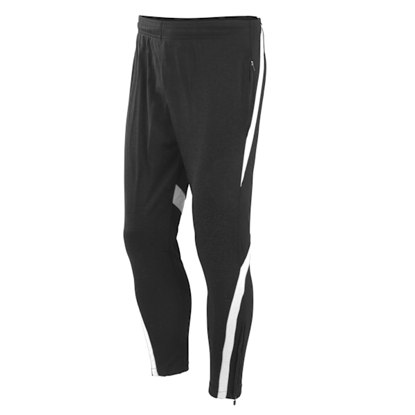 Men Summer Sports Running Trousers Pants Fitness Training Casual Sweatpants Black WhiteXXXL