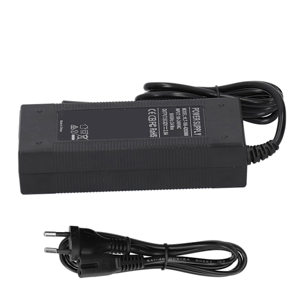 42V 2A adapterladdare tillbehör för XIAOMI M365/PRO elektrisk skoter 100‑240V EU