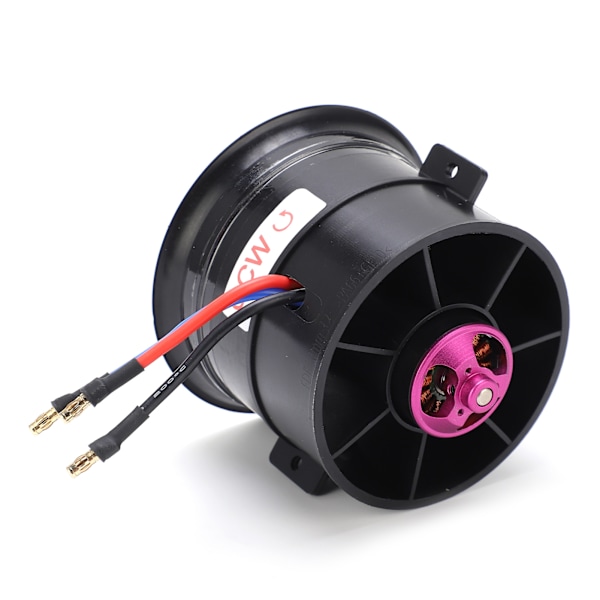 EDF 70mm 12-blads Luftkanal 6S 2100KV ESC Hastighetsregulatorsett Komposittmaterial for RC-bil CCW