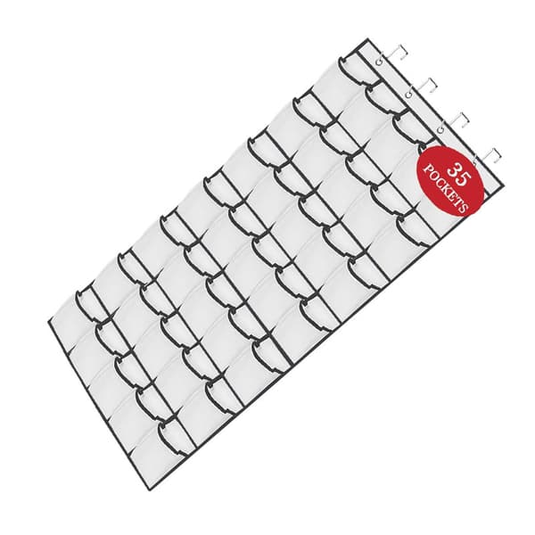 Veggorganisator med 35 lommer