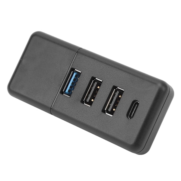 USB-hub for bil, rask lading og dataoverføring, 4-i-1, hanskerom, dokkingstasjon, erstatning for Tesla Model Y 3