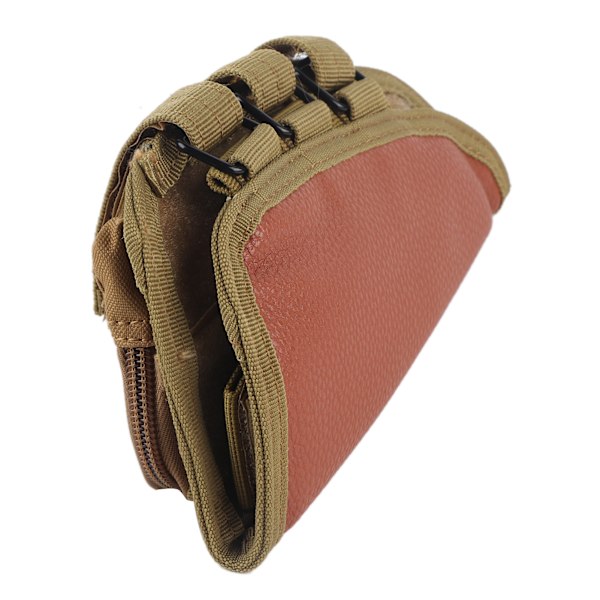 Nylongevärsförråd ammunitionspåse Hållare Jaktgevär Shotgun Cheek Pouch (khaki)