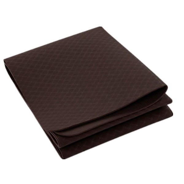 183*61*04cm Bærbar Yogamåtte Foldbar Gymnastikmåtte Auburn