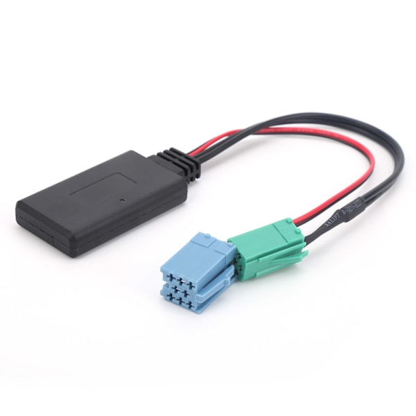 Auto Audio Adapter Mini ISO 6Pin 8Pin Connector Bluetooth 5.0 AUX-kabel til Renault Clio / Espace / Kangoo / Laguna