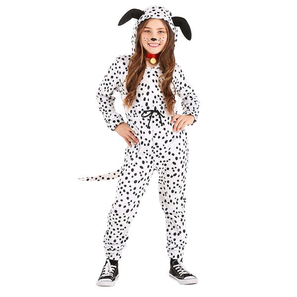 Barn Kostume Cosplay Dalmatiner 100-110cm