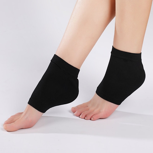 Ankel Malleolar Gel-ärmar - Vadderade Skridskostrumpor med Ankelbenspads för Konståkning, Ishockey, Inline, Rullskridskor (One Size)