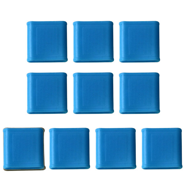 10 st / set Finger silikon för Skydd för fingerstöd kompression, finger för skydd för alla spor Blue 0.02