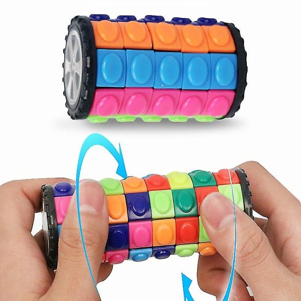 Profesjonell Magic Cube Fidget Toy Corn Stress Reliever Rubix Cube respekteras 5th order 50g