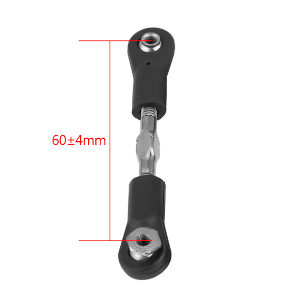 2st/set Fjärrkontroll Bil Styrstång Servo Länkage för ZD 1:8 modellbil (Servo Rod)