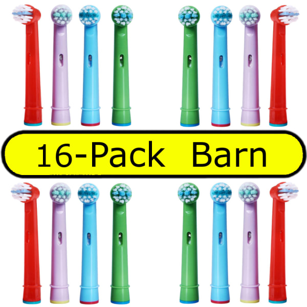 16-pakningskompatible tannbørstehoder EB-10A for barn Siste produkter